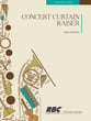CONCERT CURTAIN RAISER Concert Band sheet music cover